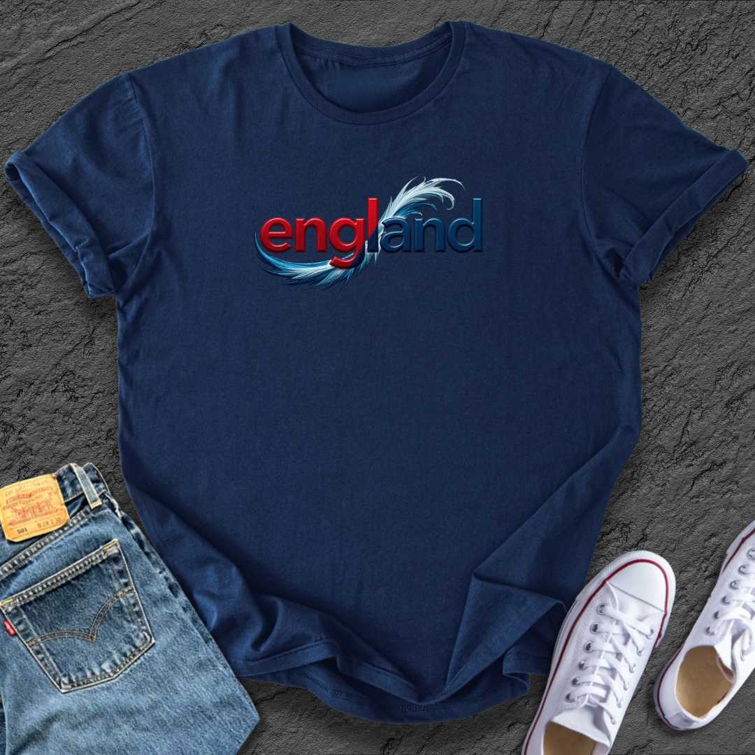 Feathered England Tee