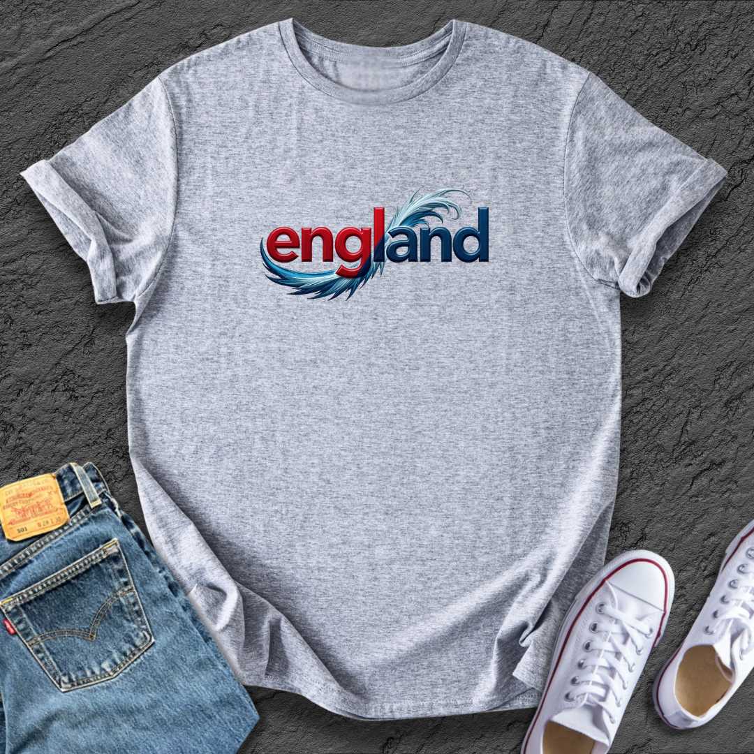 Feathered England Tee