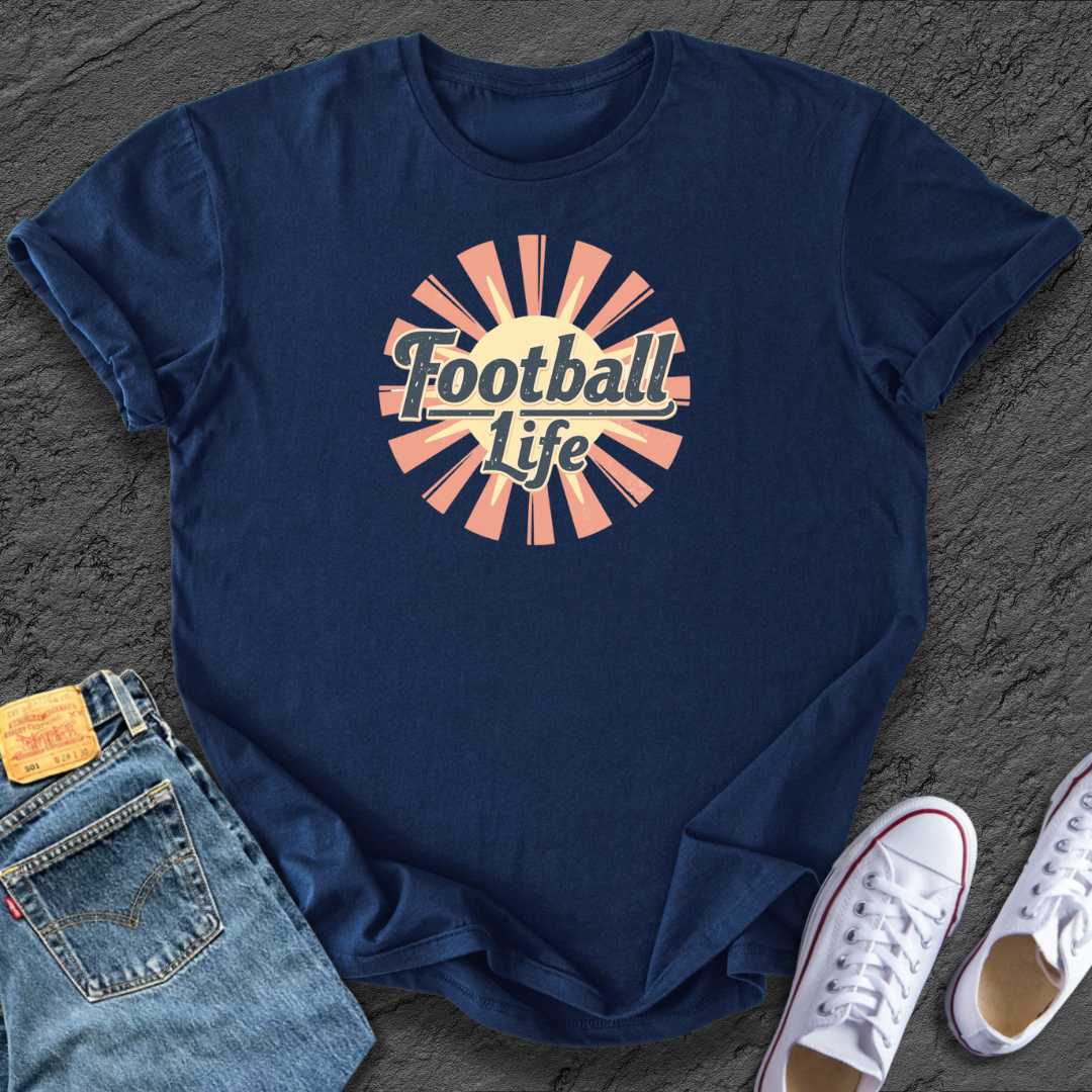 Retro Football Life Tee