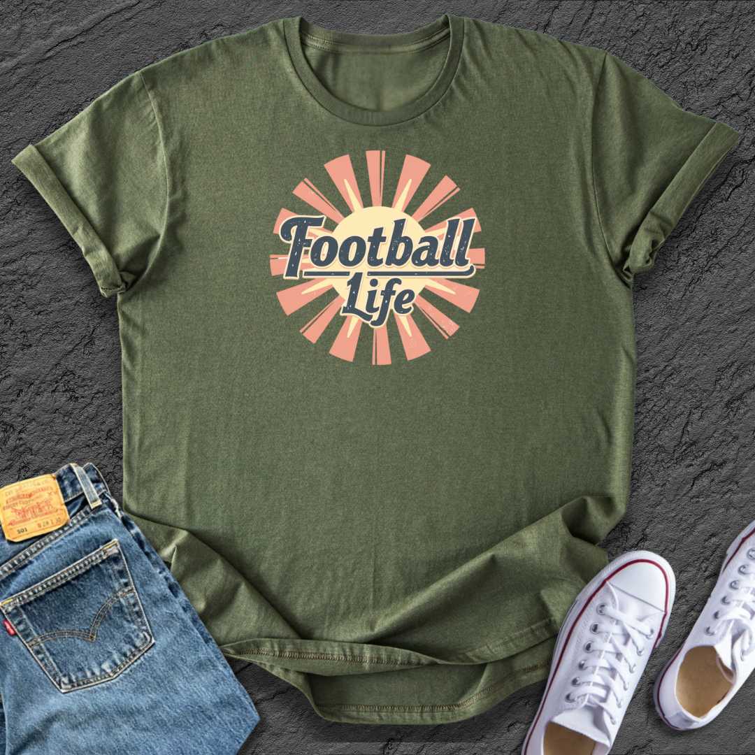 Retro Football Life Tee