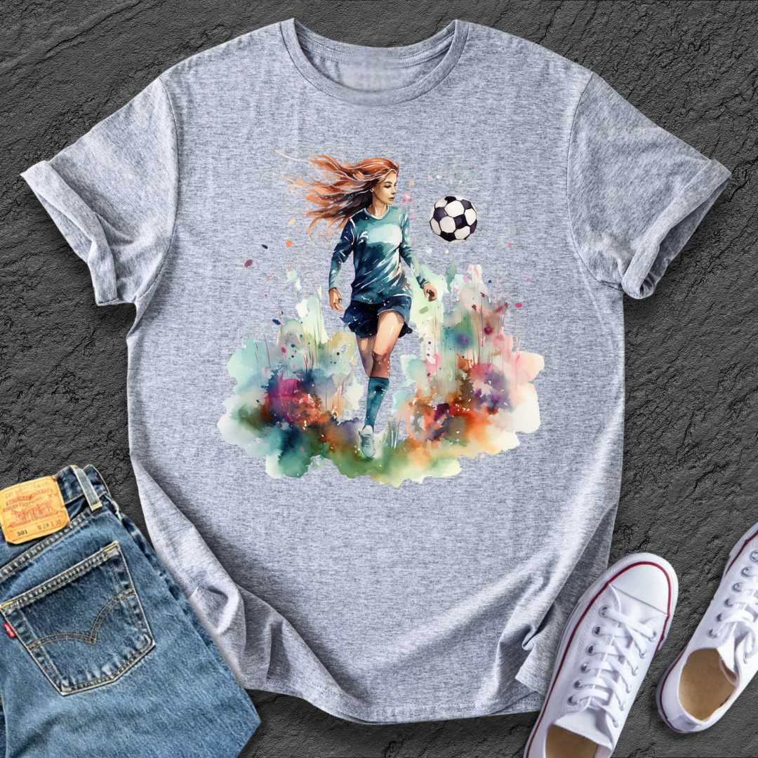 Watercolor Girl Tee