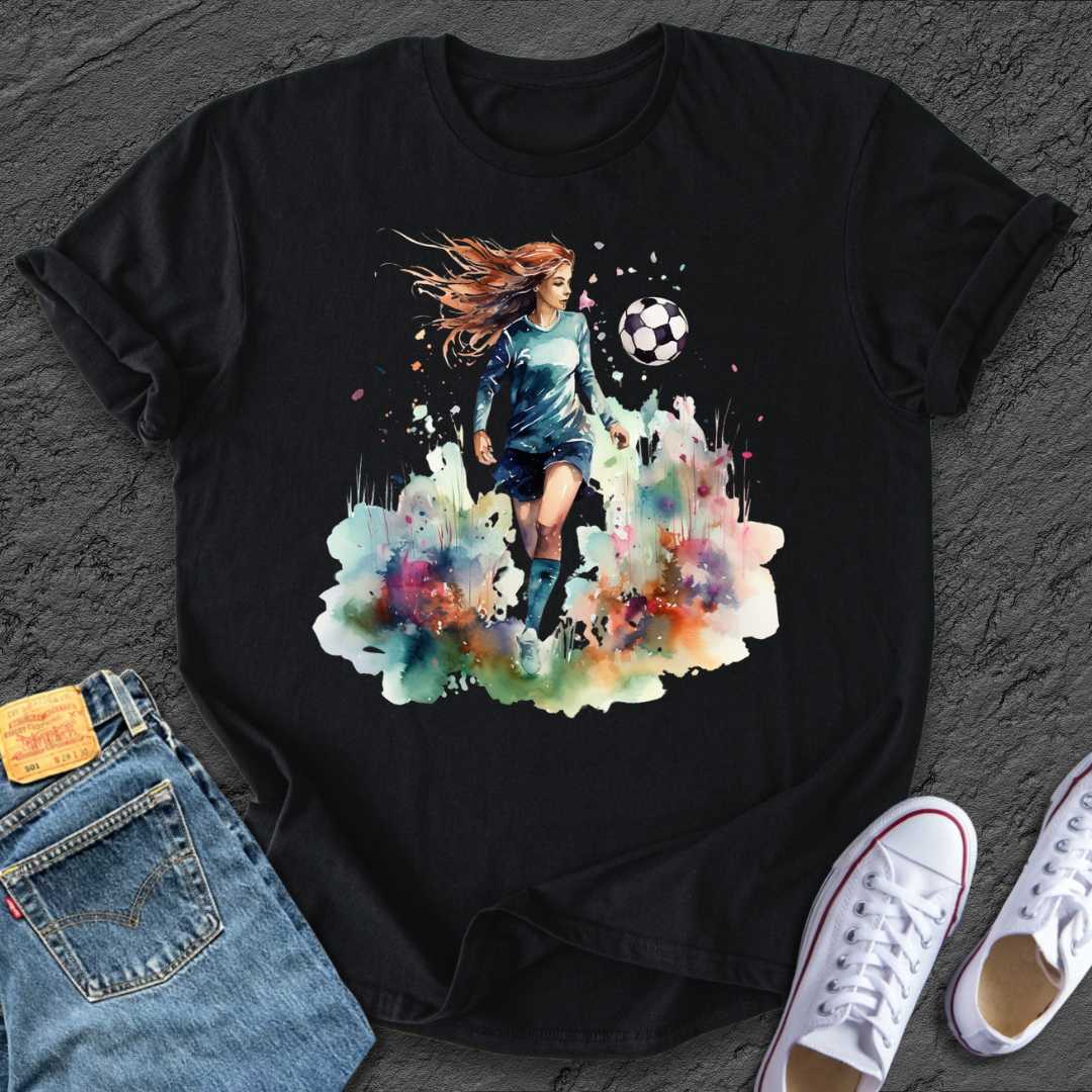 Watercolor Girl Tee