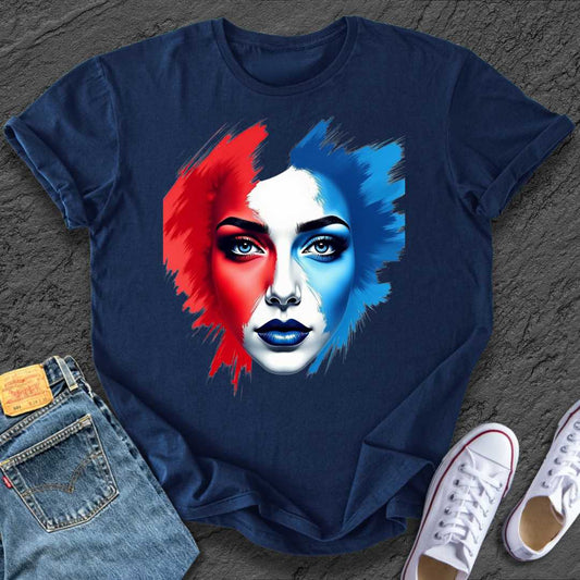 Artistic Bold Face Tee