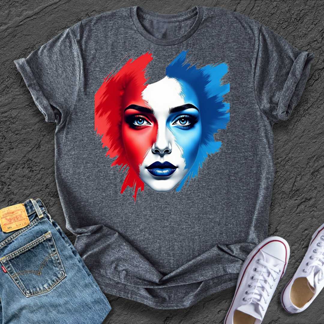 Artistic Bold Face Tee