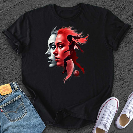 Artistic Footballer Tee