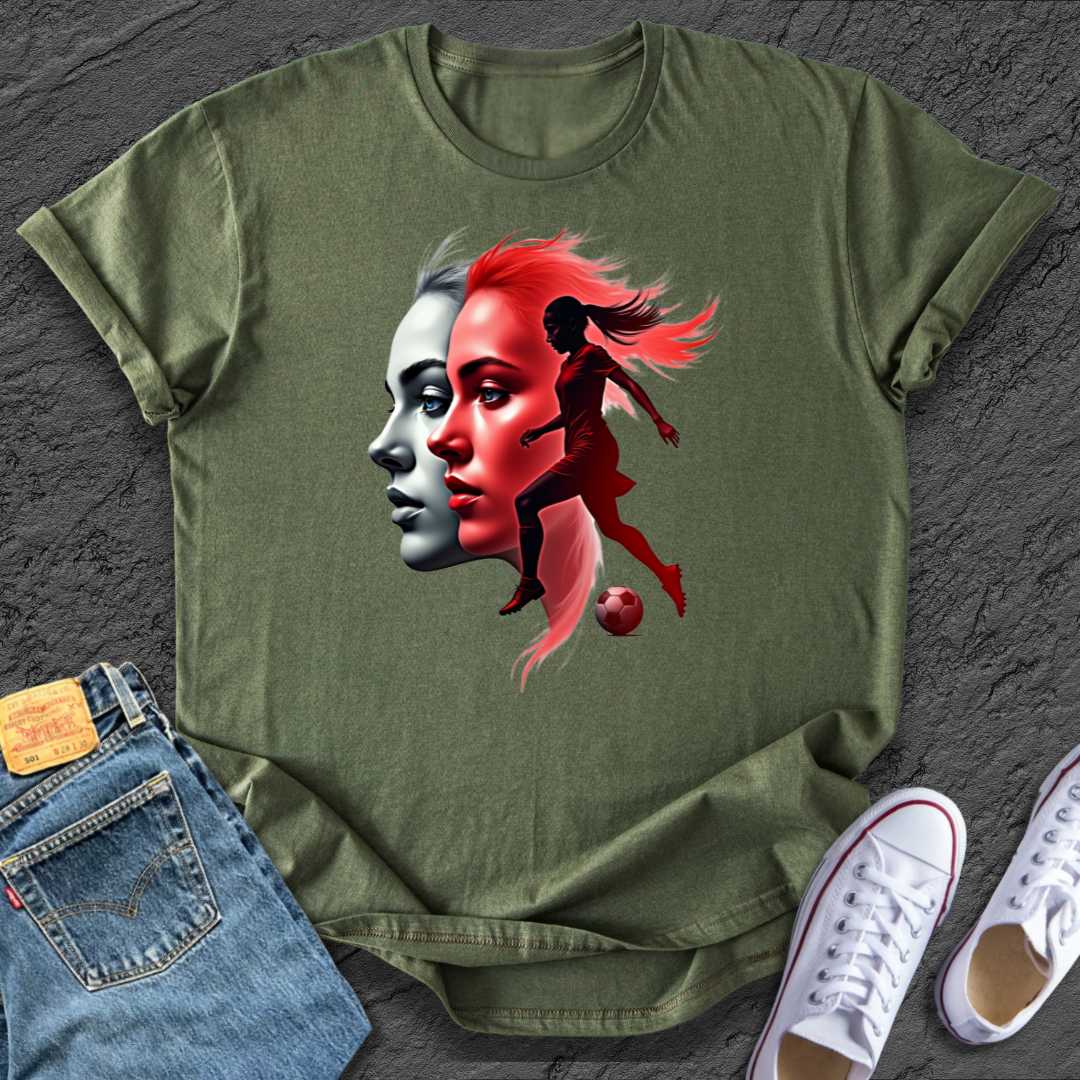 Artistic Footballer Tee
