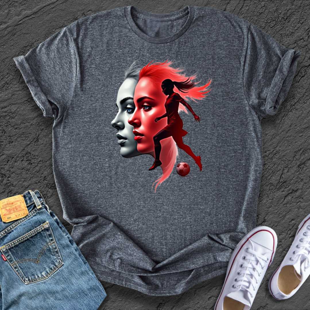 Artistic Footballer Tee