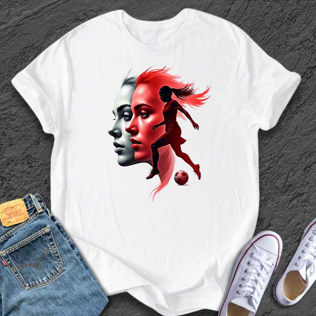 Artistic Footballer Tee