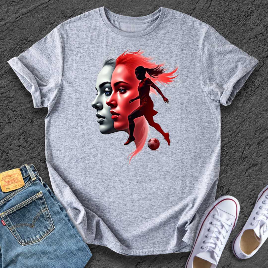 Artistic Footballer Tee