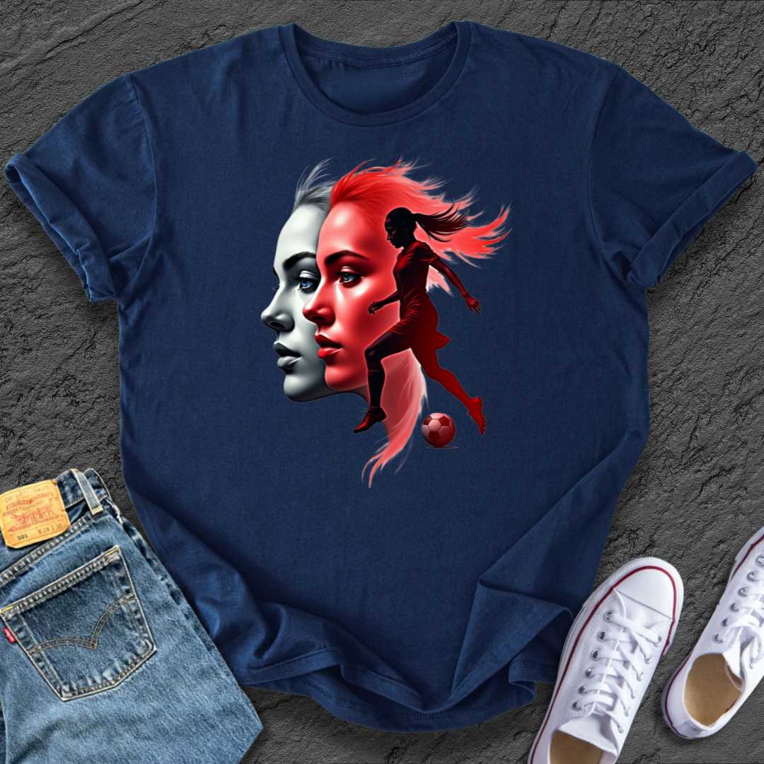 Artistic Footballer Tee