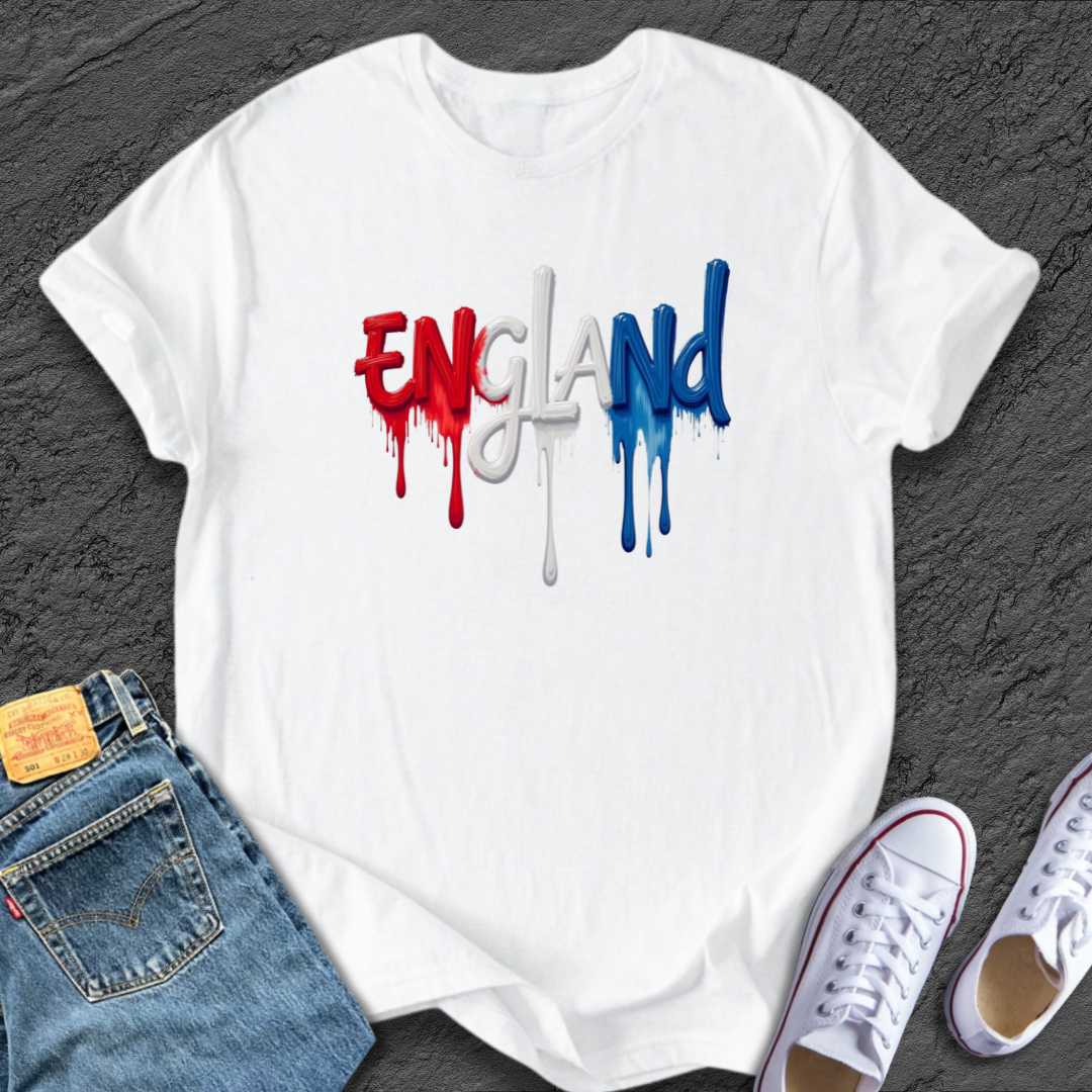 Unisex England Paint Tee