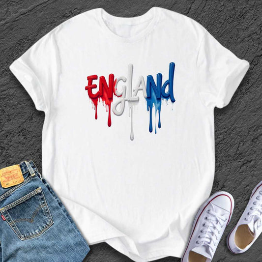 Unisex England Paint Tee