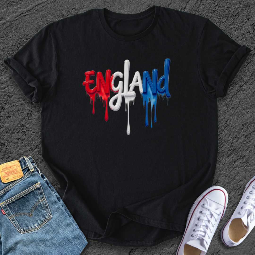 Unisex England Paint Tee