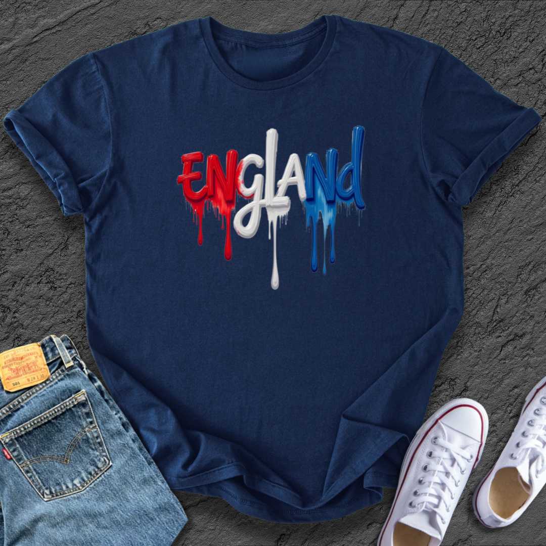 Unisex England Paint Tee