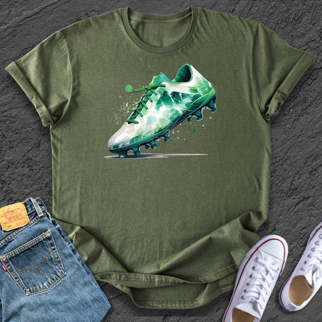 Green Splash Boot Tee