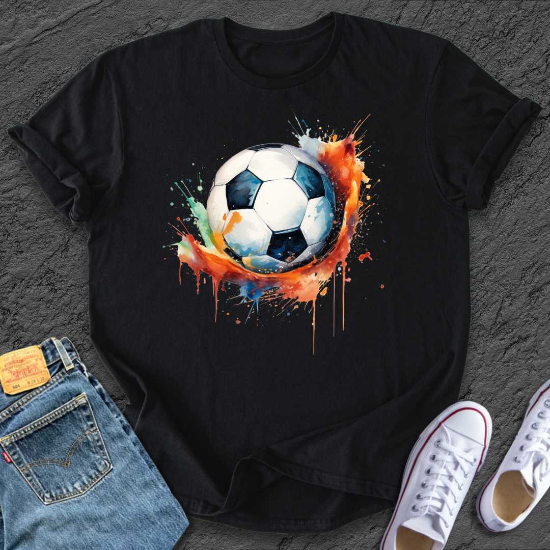 Footy Watercolour Tee