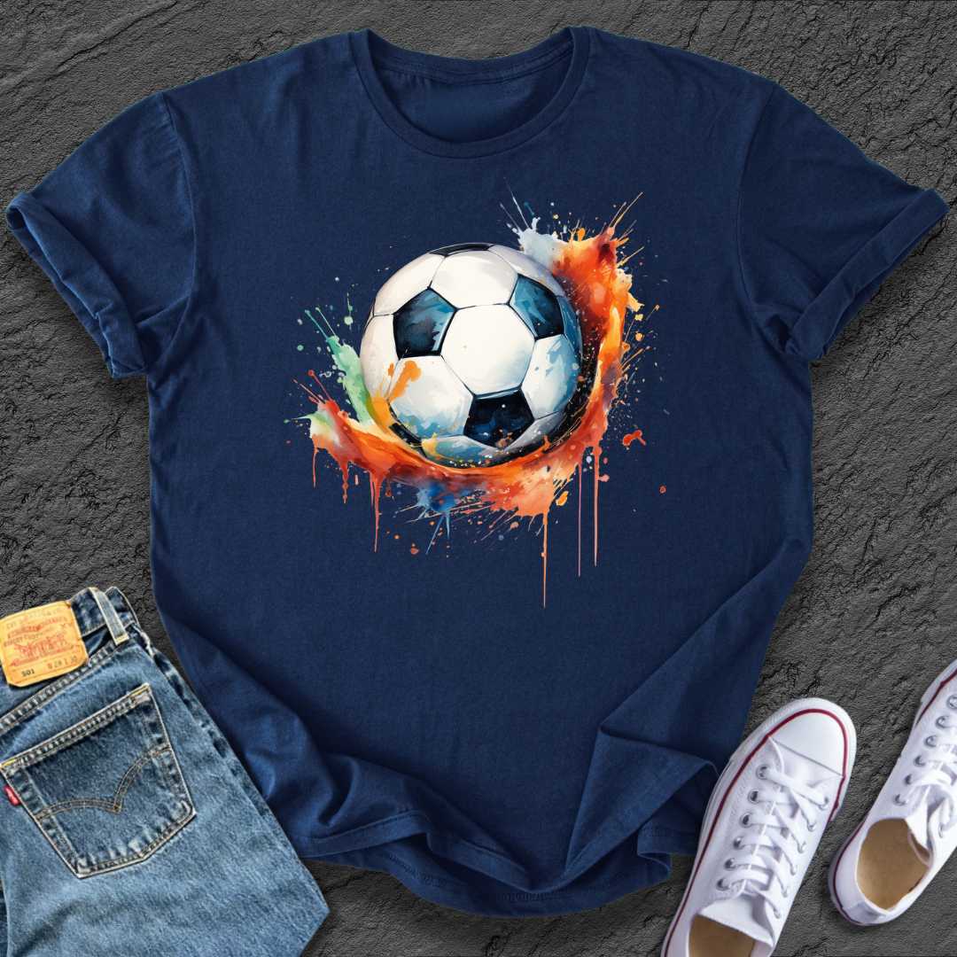 Footy Watercolour Tee