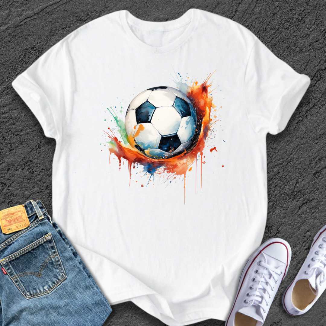 Footy Watercolour Tee