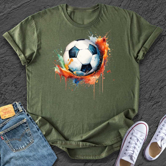 Footy Watercolour Tee