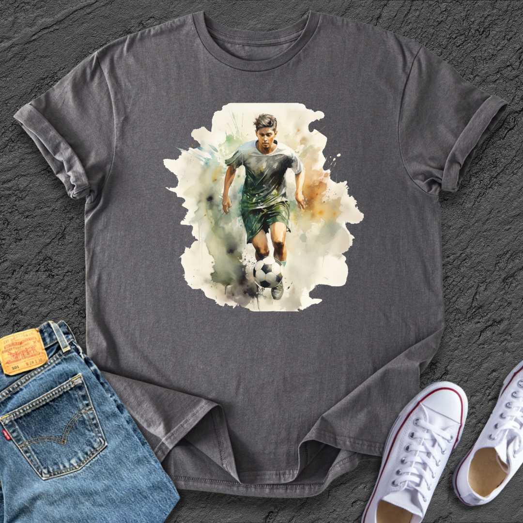 Footy Watercolour Boy Tee