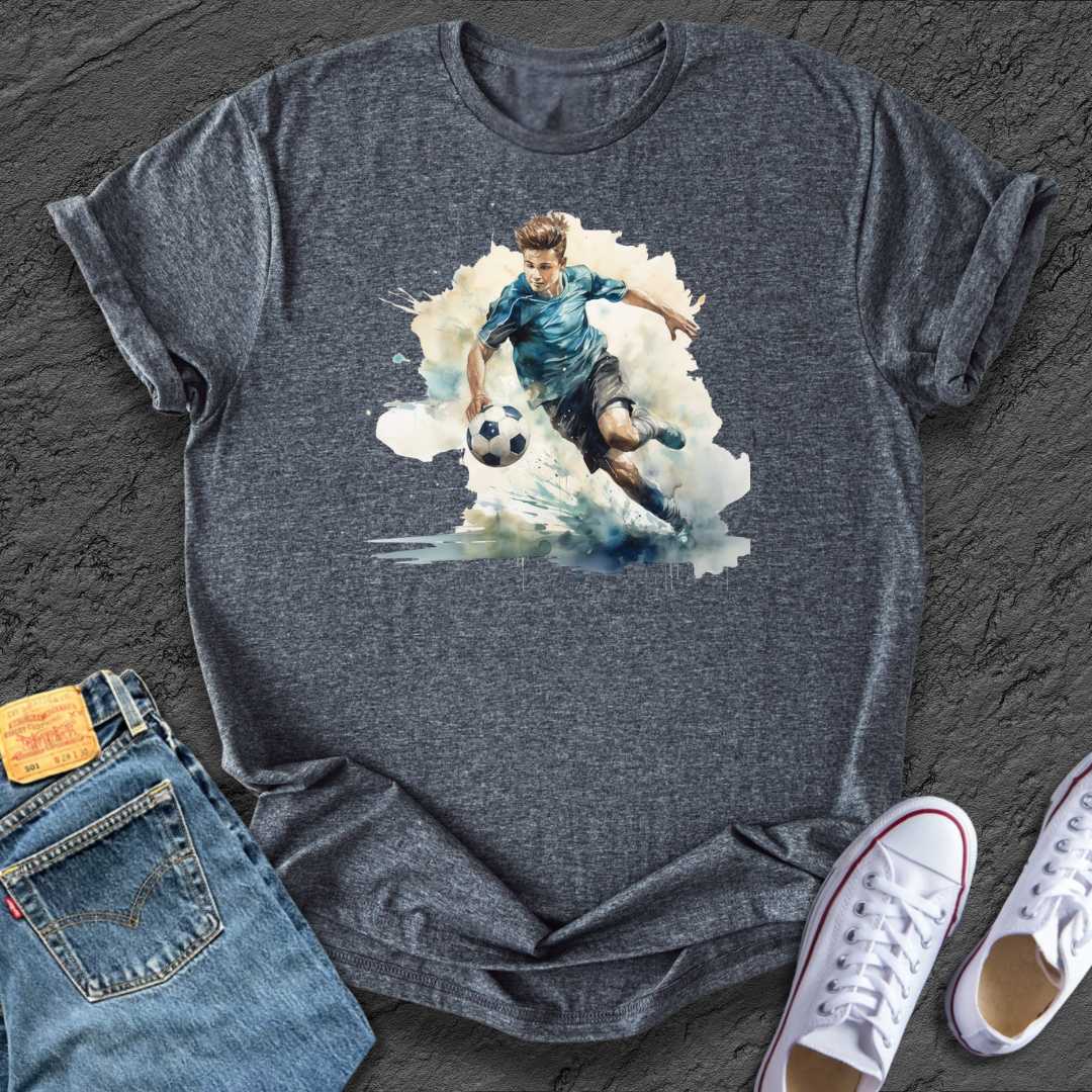Football Watercolour Boy Tee