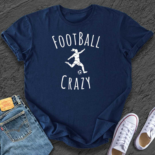 Football Crazy Girls Tee