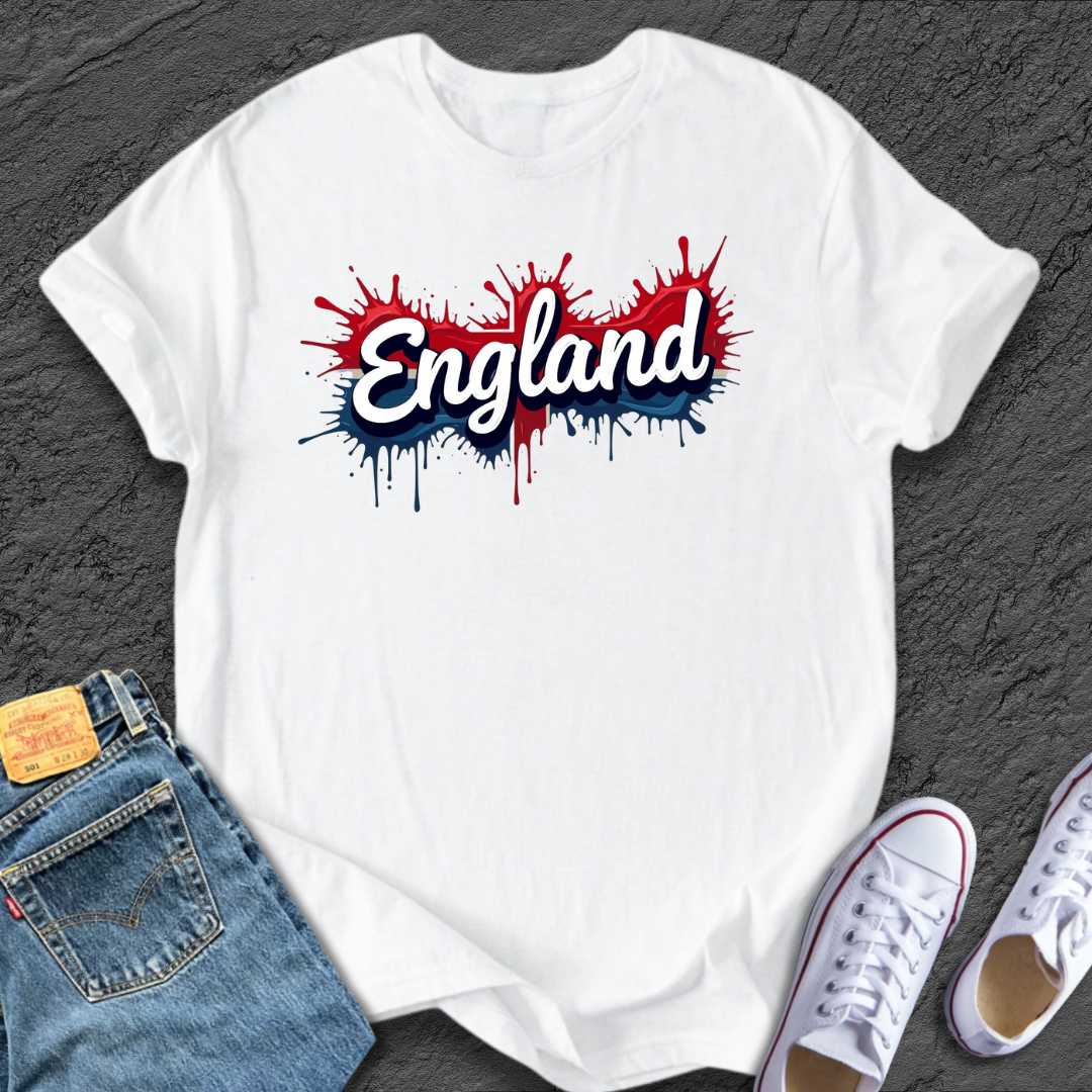England Splash Tee