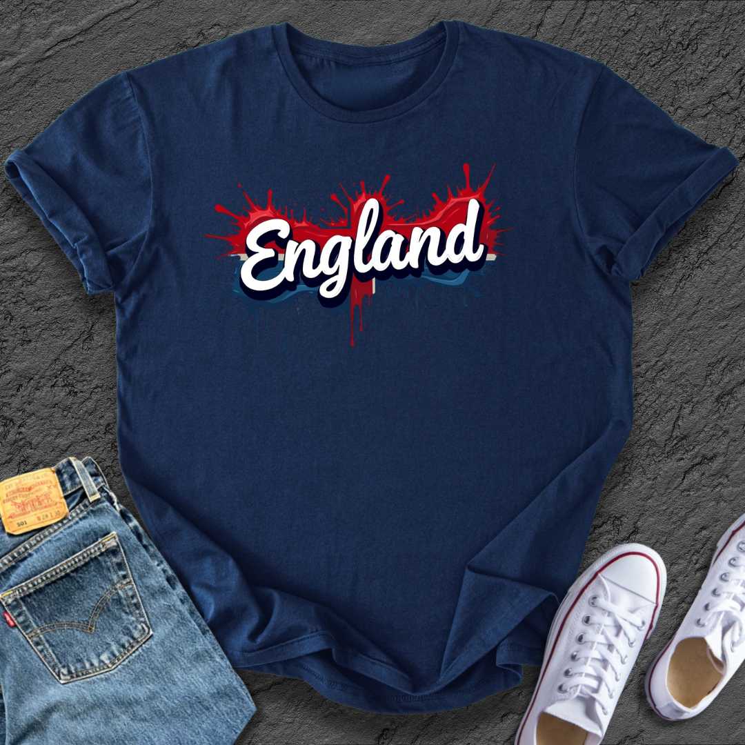 England Splash Tee