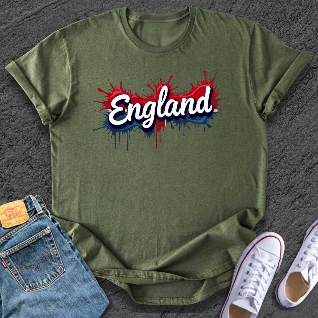 England Splash Tee