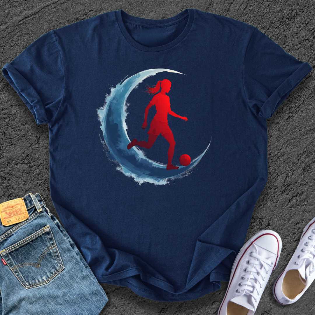 Football Moon Tee