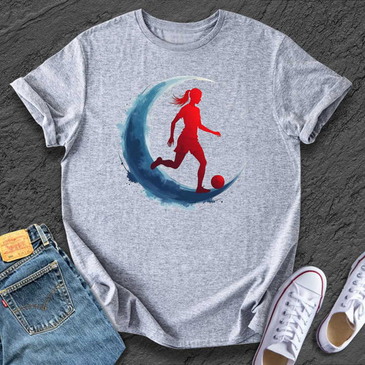 Football Moon Tee