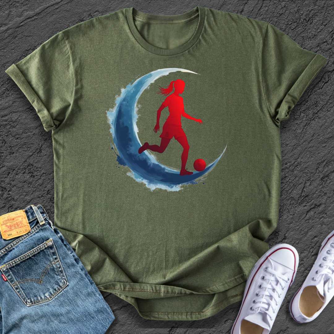 Football Moon Tee