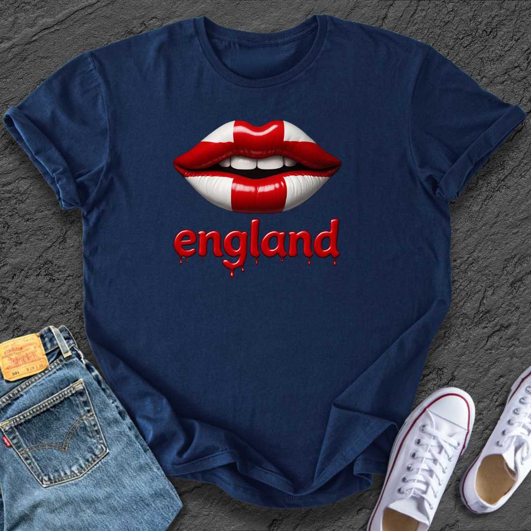 England Lip Art Tee