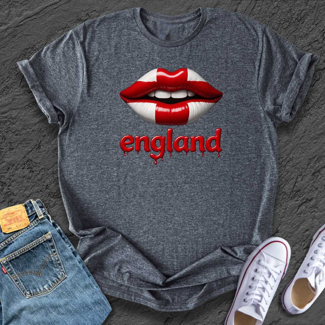 England Lip Art Tee