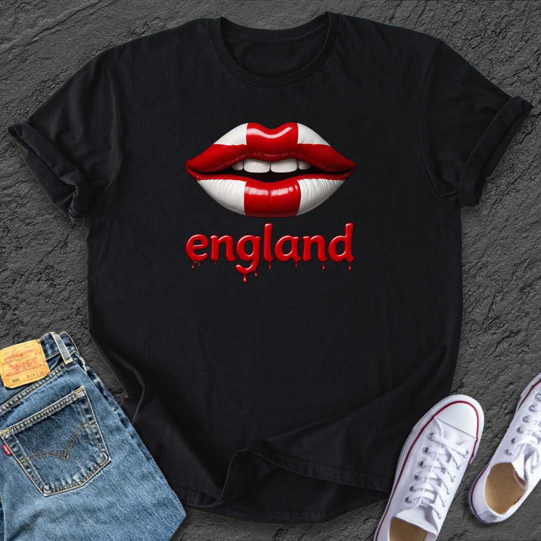 England Lip Art Tee