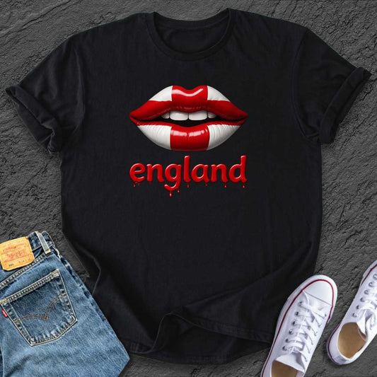 England Lip Art Tee
