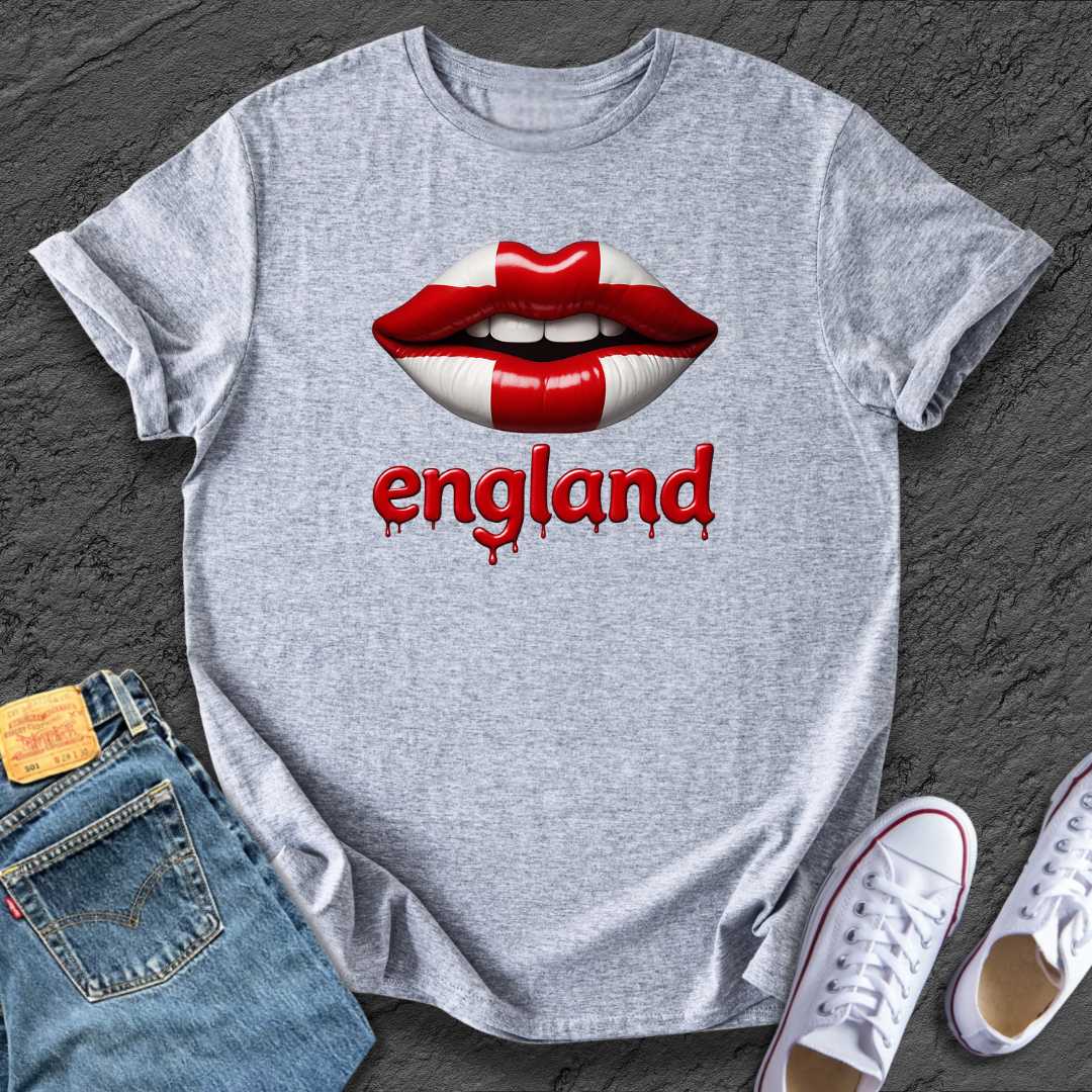 England Lip Art Tee