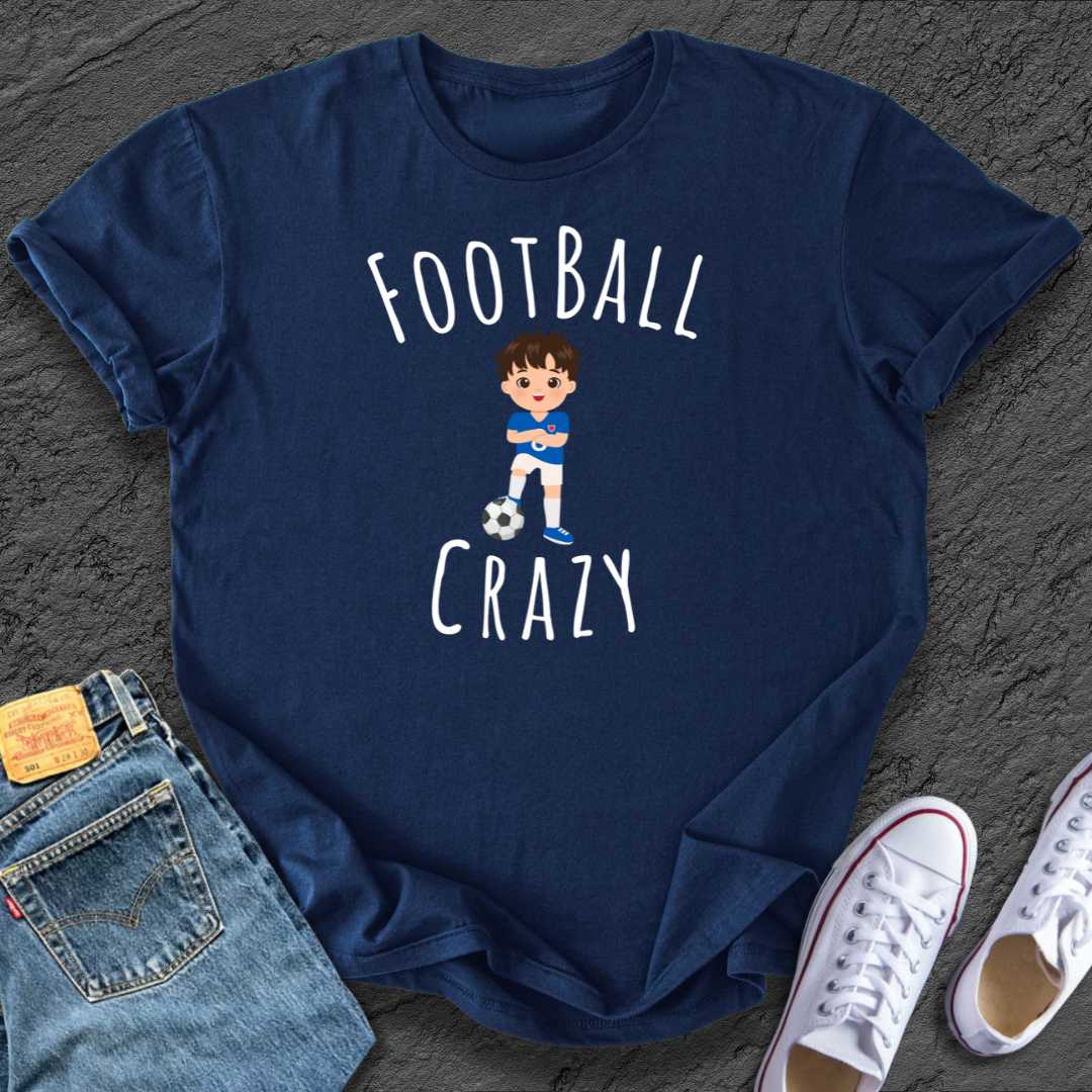 Kids Boy Footy Crazy Tee