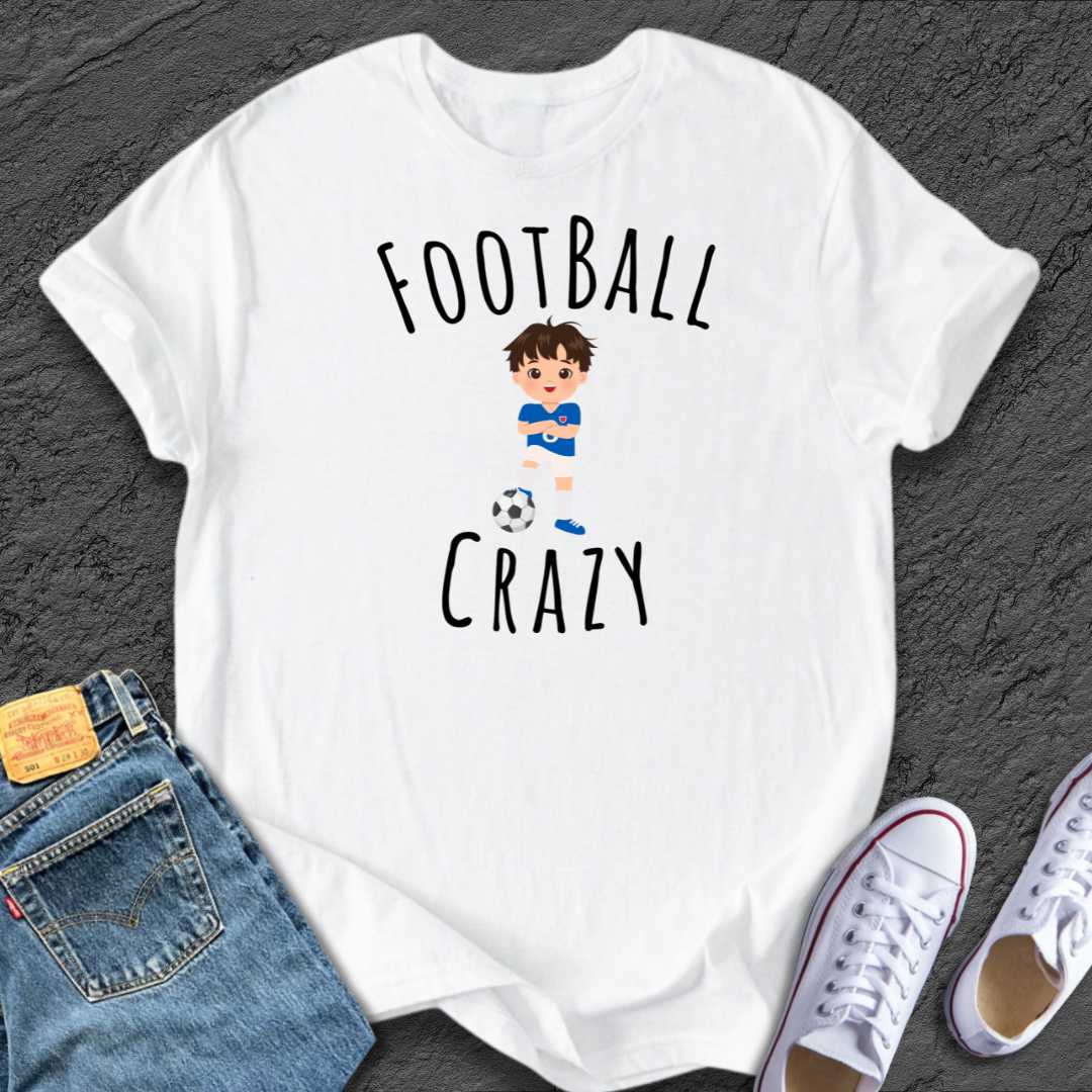 Kids Boy Footy Crazy Tee