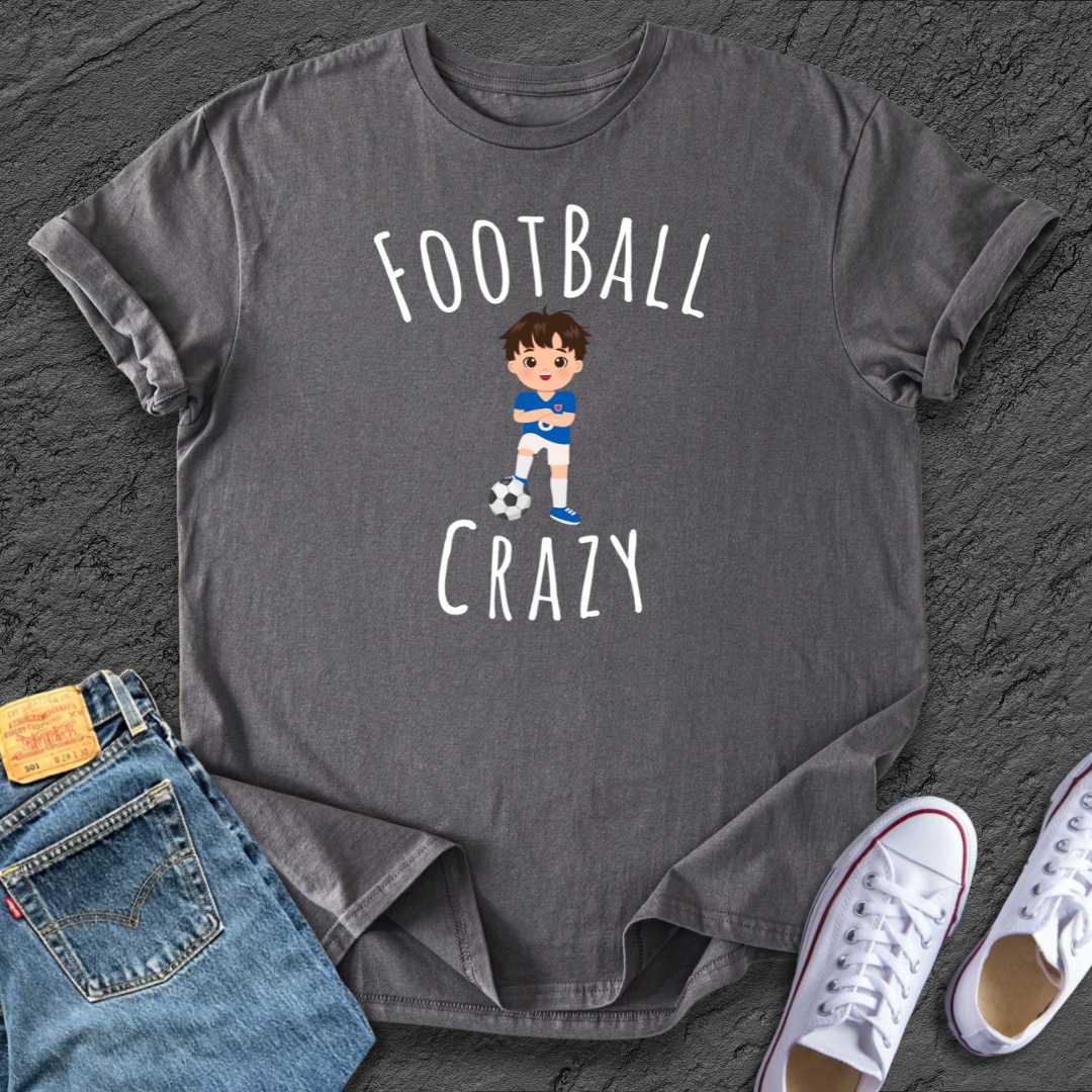 Kids Boy Footy Crazy Tee