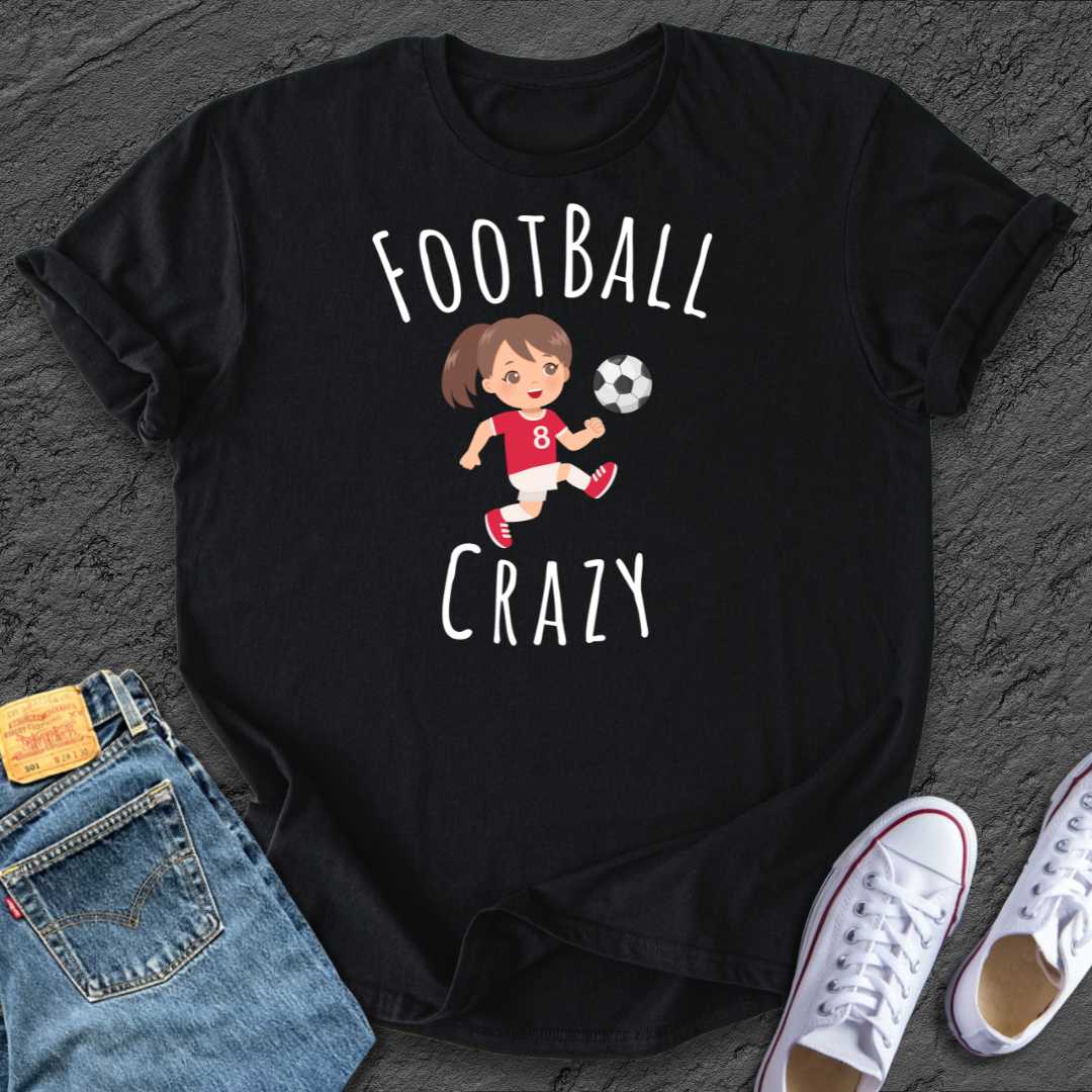 Kids Girl Footy Crazy Tee