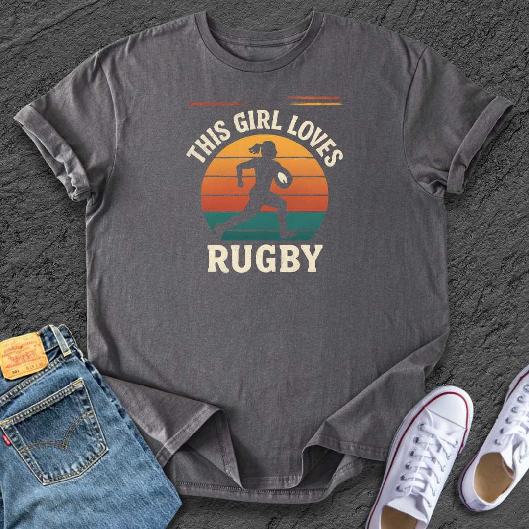 Girl Loves Rugby Tee