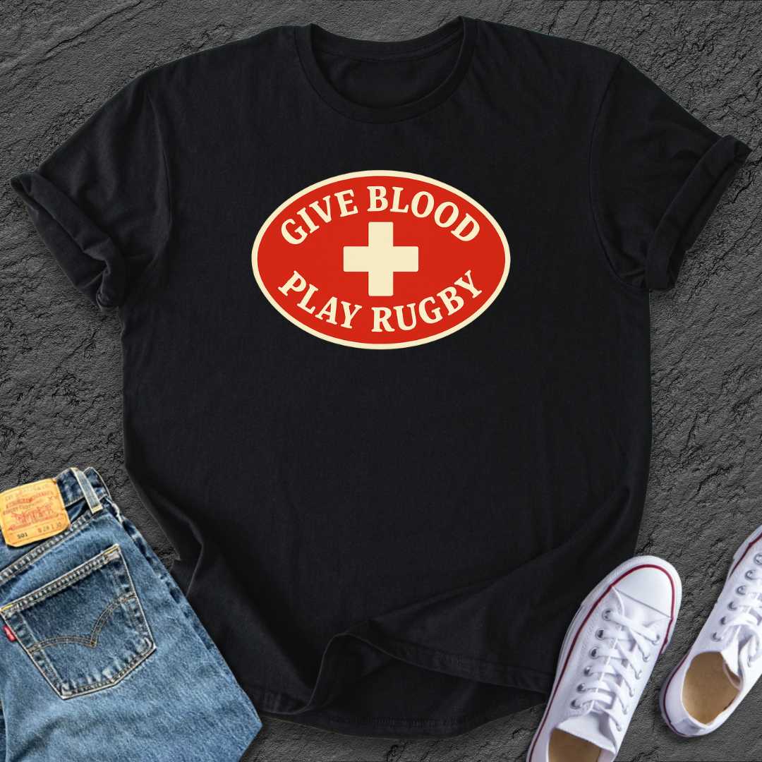 Rugby Give Blood Tee