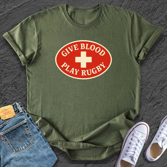 Rugby Give Blood Tee
