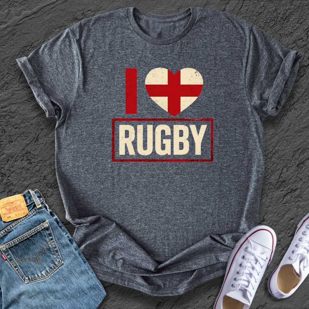 I Love Rugby Tee