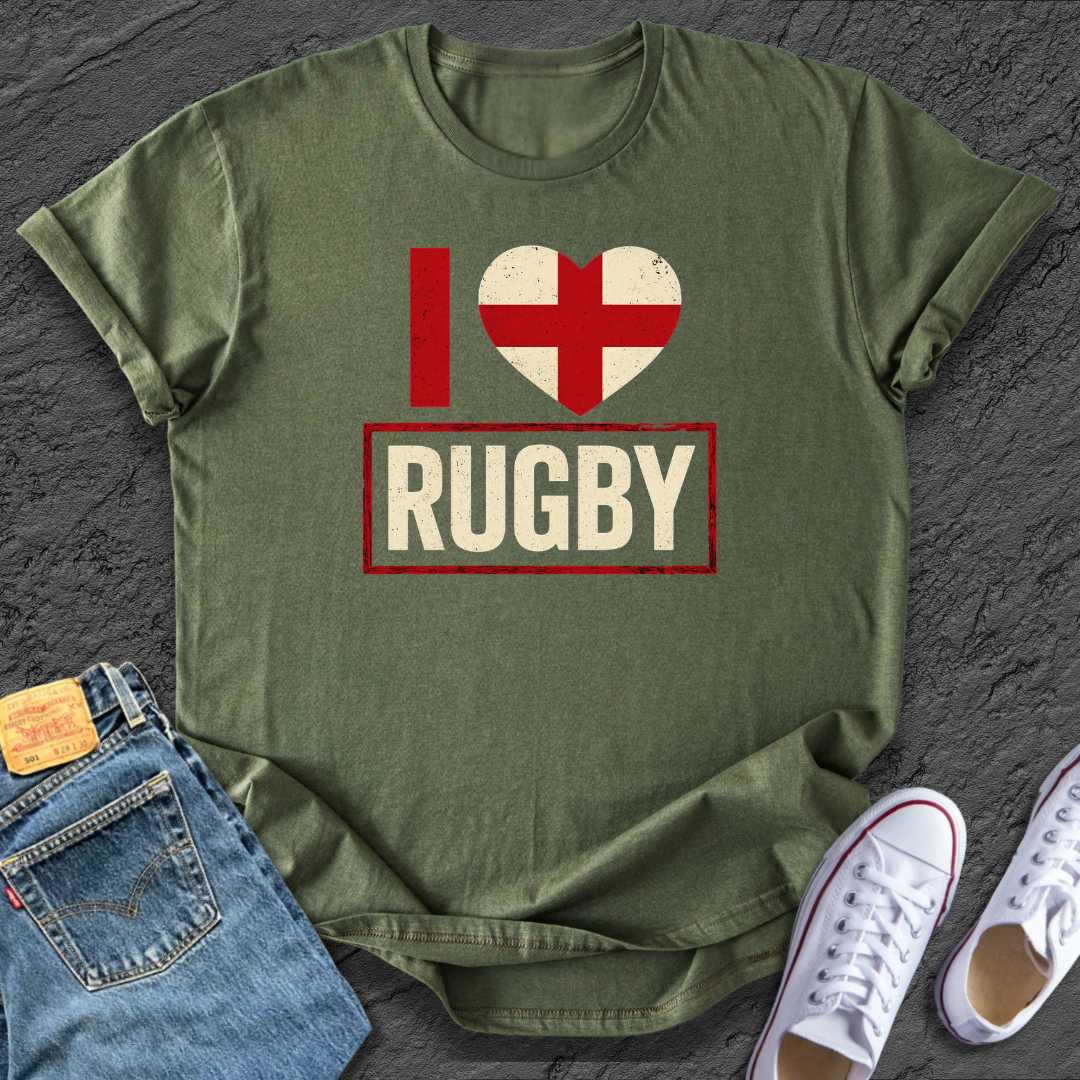 I Love Rugby Tee