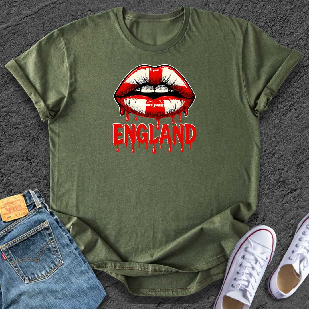 England Blood Lips Tee