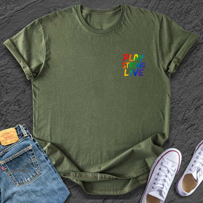 Play Strong Live Pocket Tee