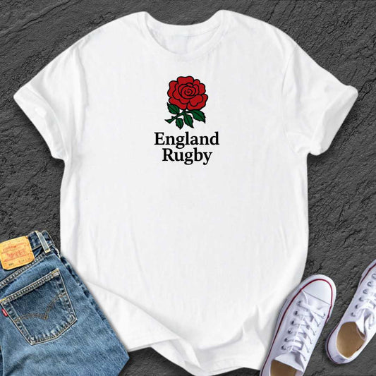 England Rugby Rose Tee