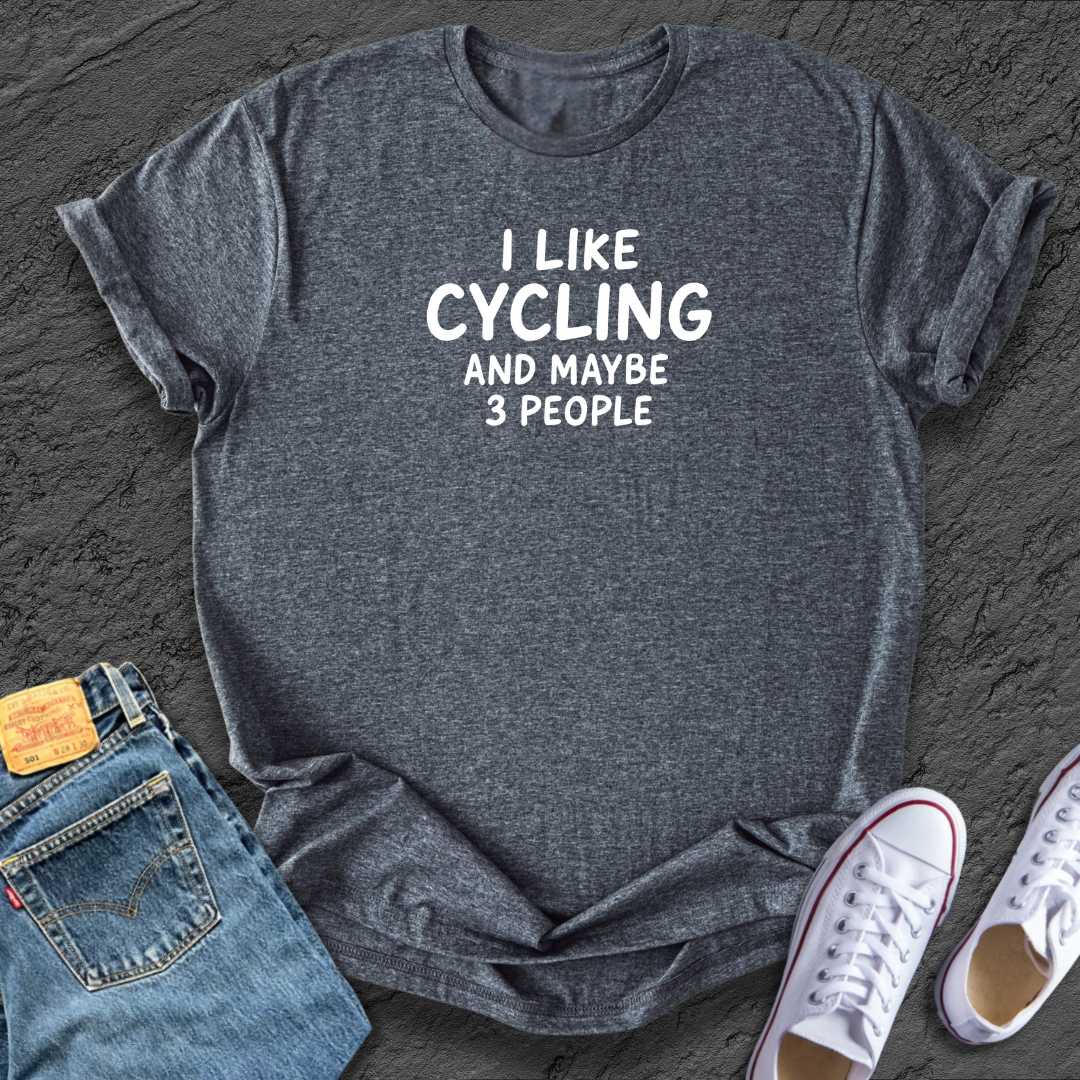 Funny I like Cycling Tee